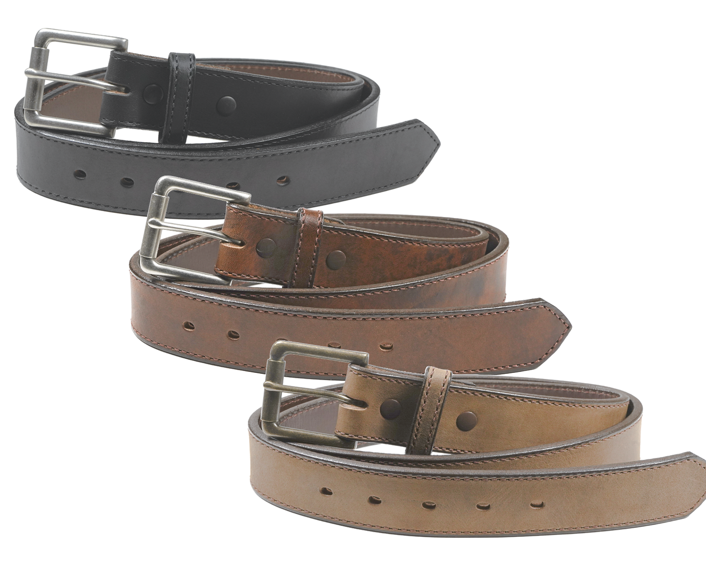 Austin - 1.5" Distressed Oil Tanned Belt