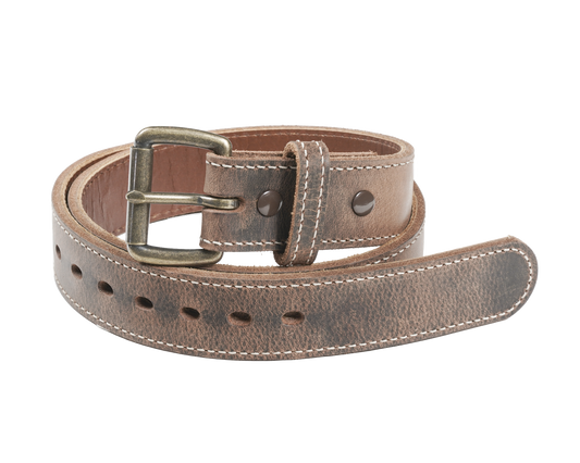 Deadwood - 1.5" Distressed Steel Core Gun Belt