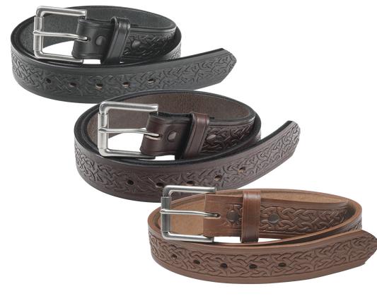 Knotwork - 1.5" Heavy Duty Celtic Knot Work Belt