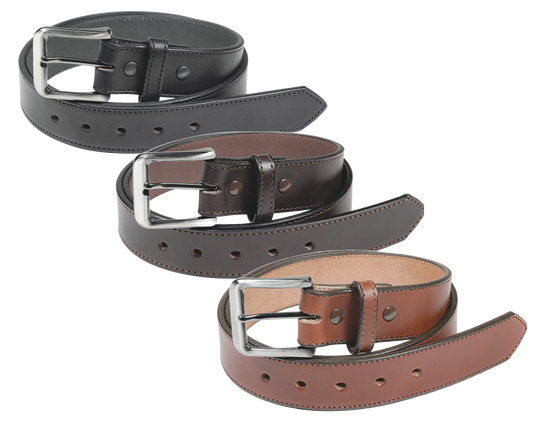 Manchester - 1.5" English Bridle Stitched Dress Belt