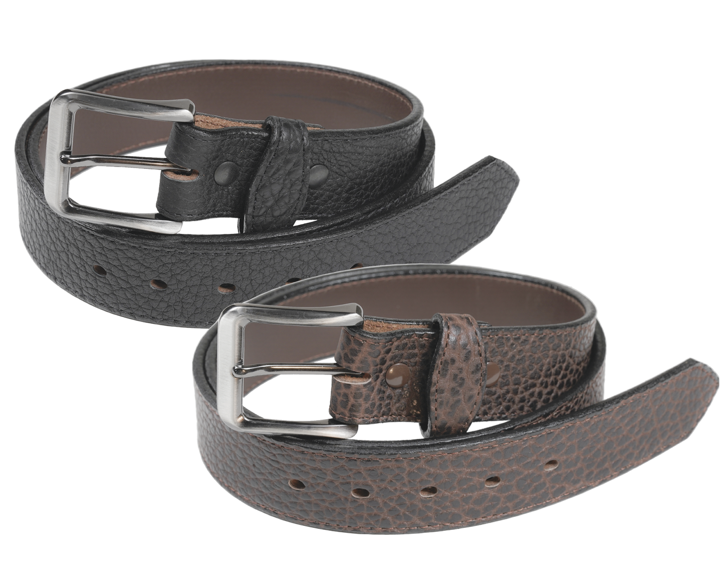 Sagebrush - 1.5" Bison Leather Dress Belt