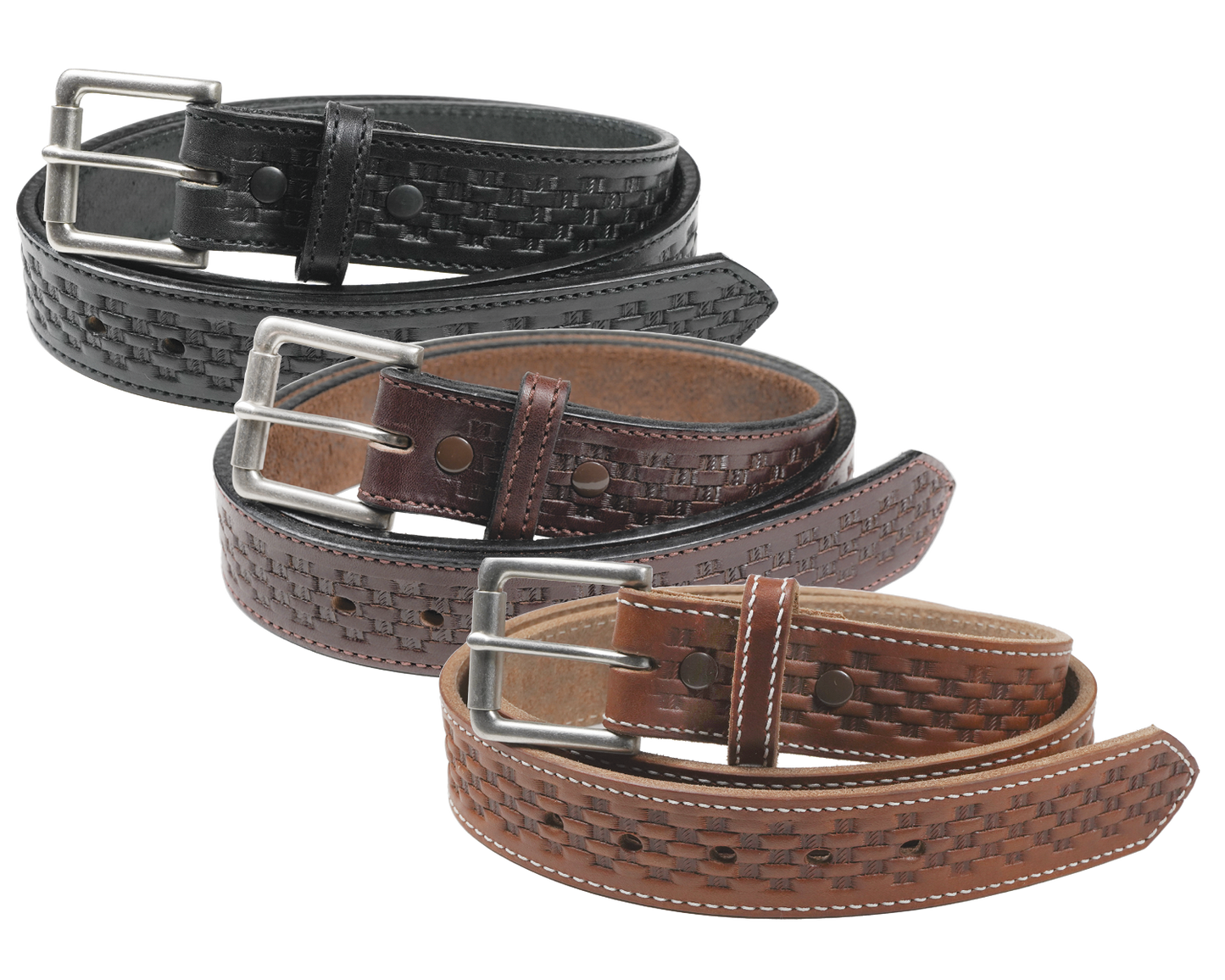 Wolcott - 1.5" Basketweave Work Belt
